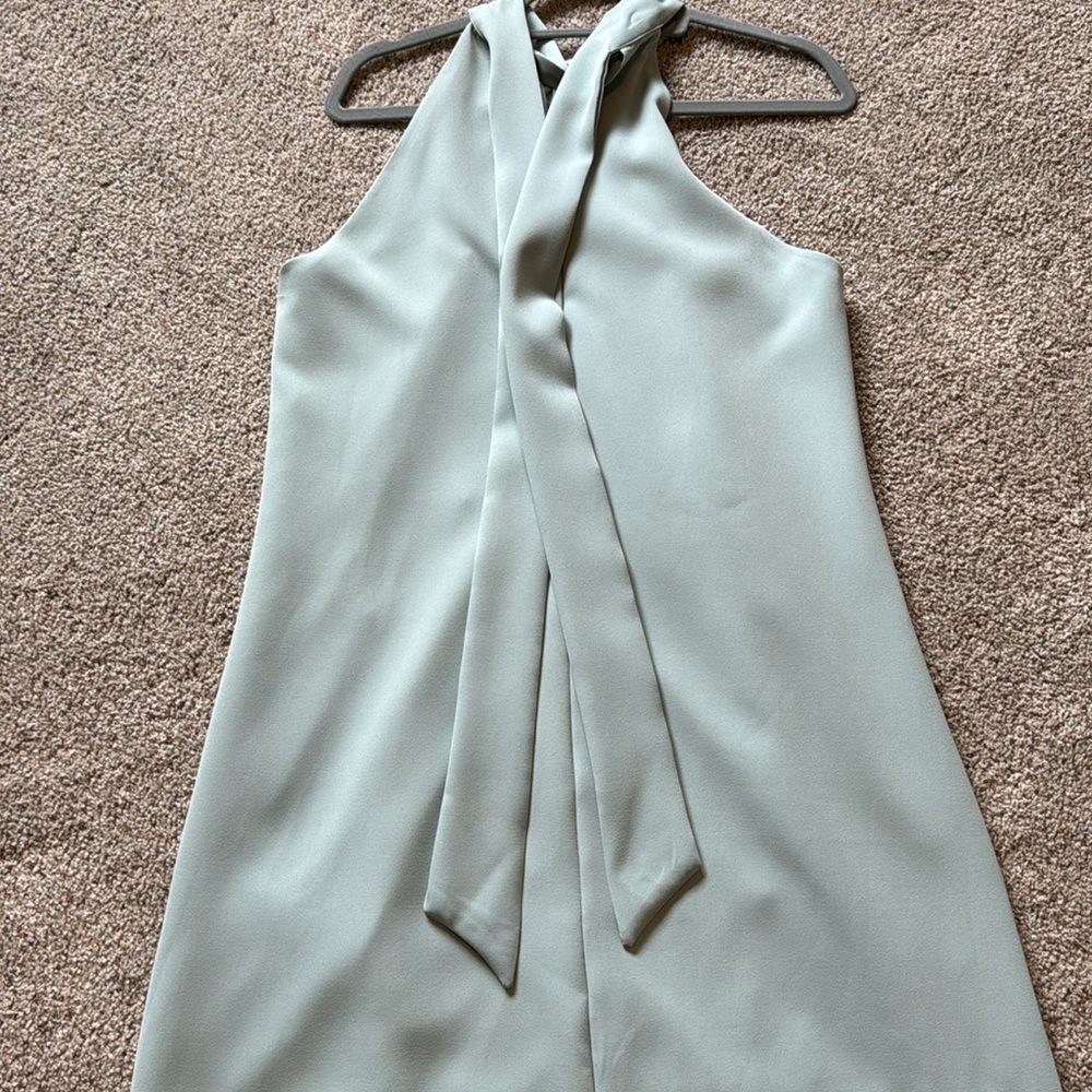SHEIN Seafoam green w/small faux pearls on front Tie around neck or use as wrap - Picture 4 of 5